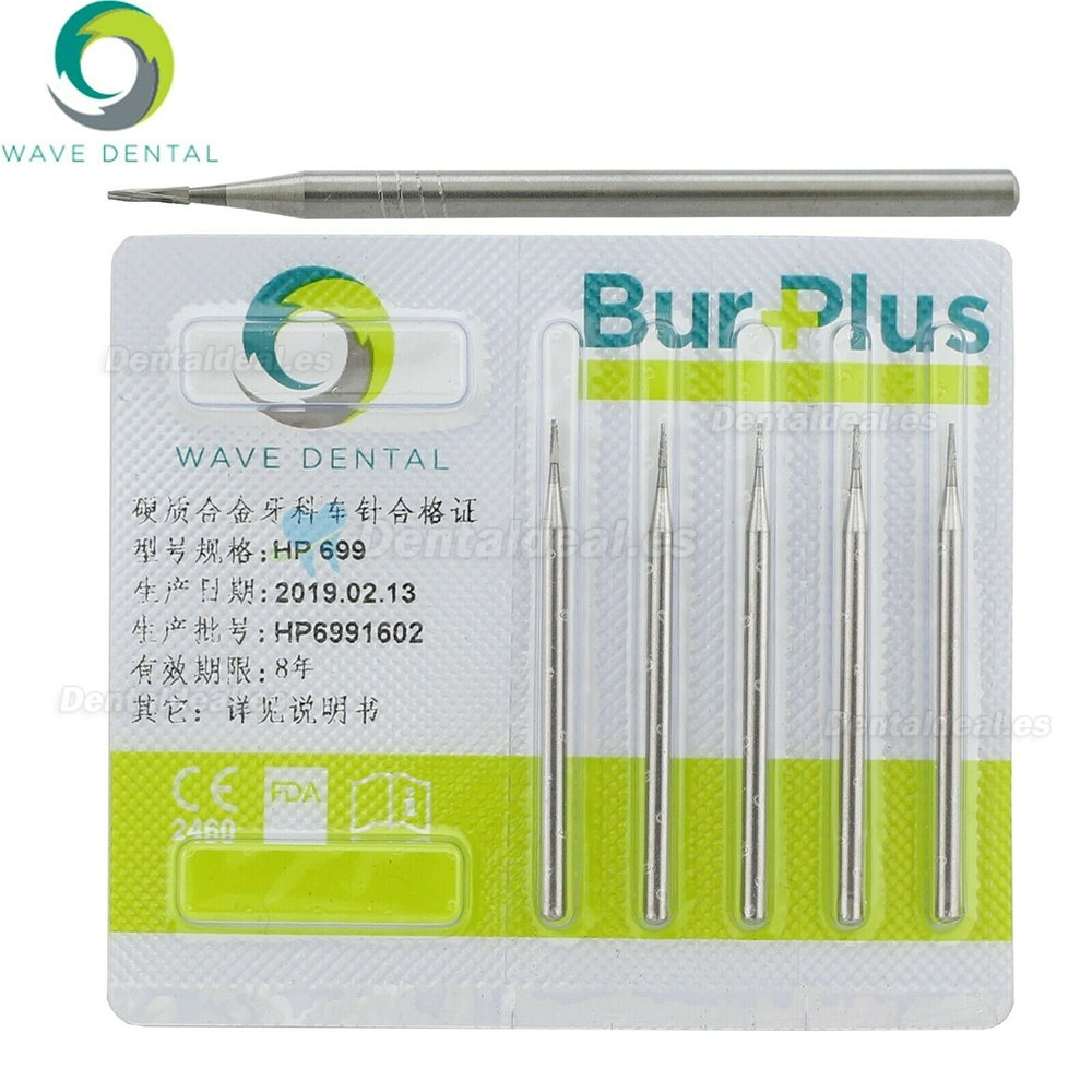 Dental 699 Carbide Taper Fissure Cross Cut Burs