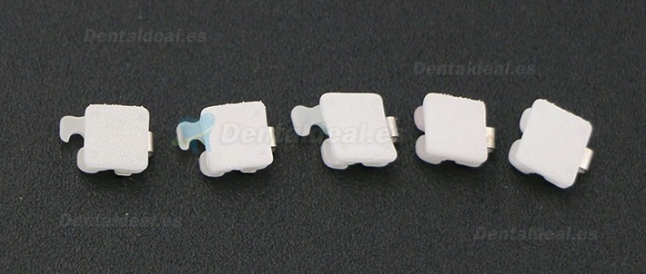 Hubit Corea Dental Ortodoncia autoligado Brackets de cerámica Roth 022 345 ganchos