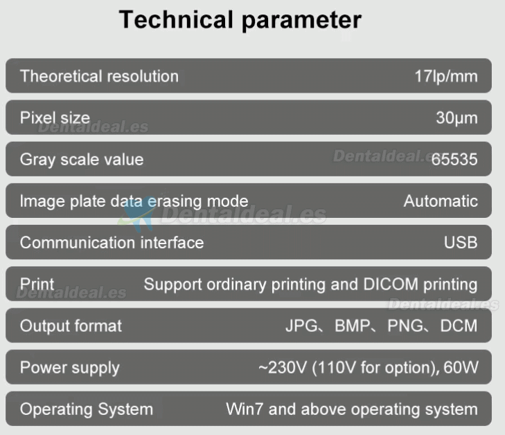 Handy IPS3 Esc&aacute;ner PSP Dental de Radiograf&iacute;a Digital M&aacute;quina de Escaneo de Imagen