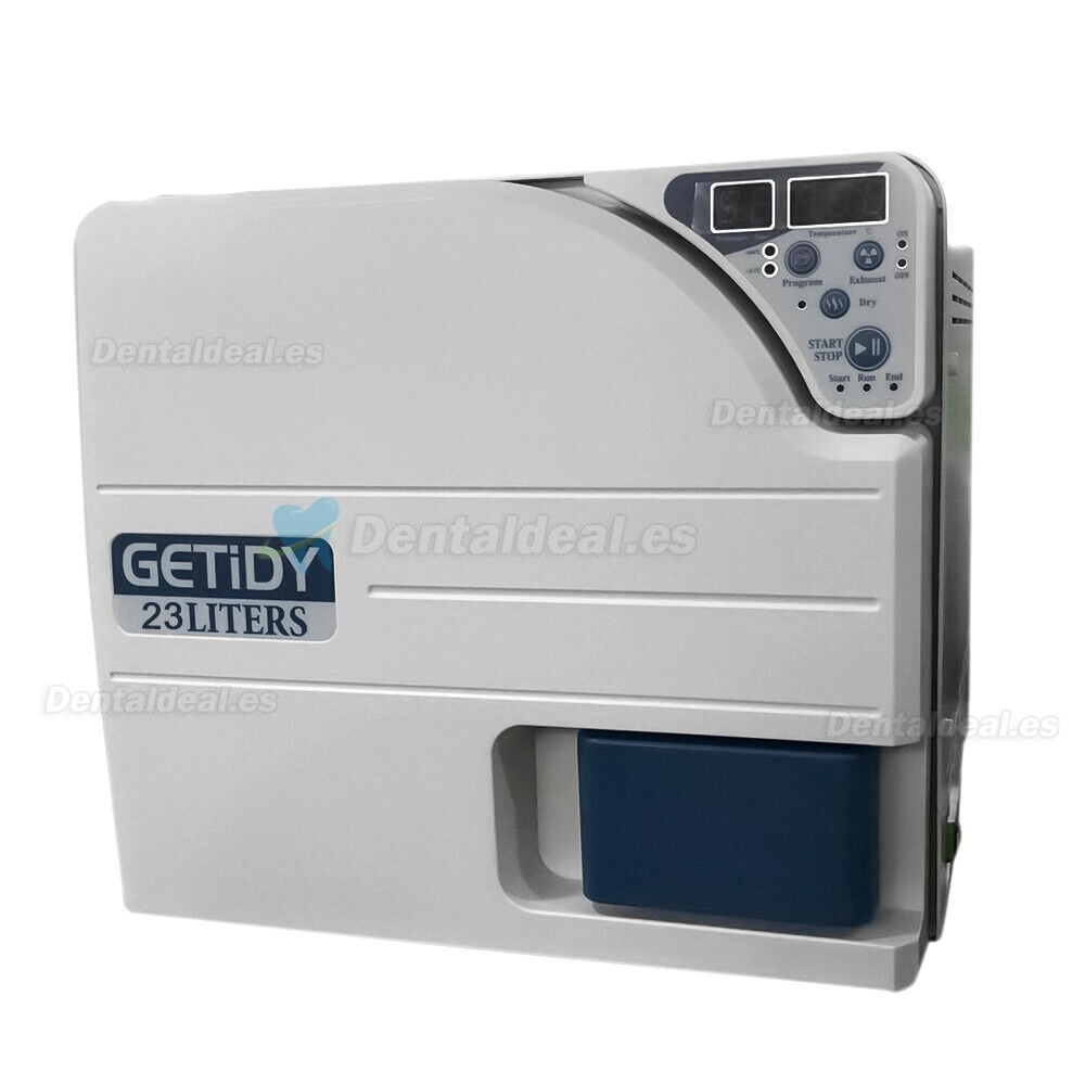 Getidy 18-23L Esterilizador de autoclave digital dental vapor al vacío clase n con función de secado