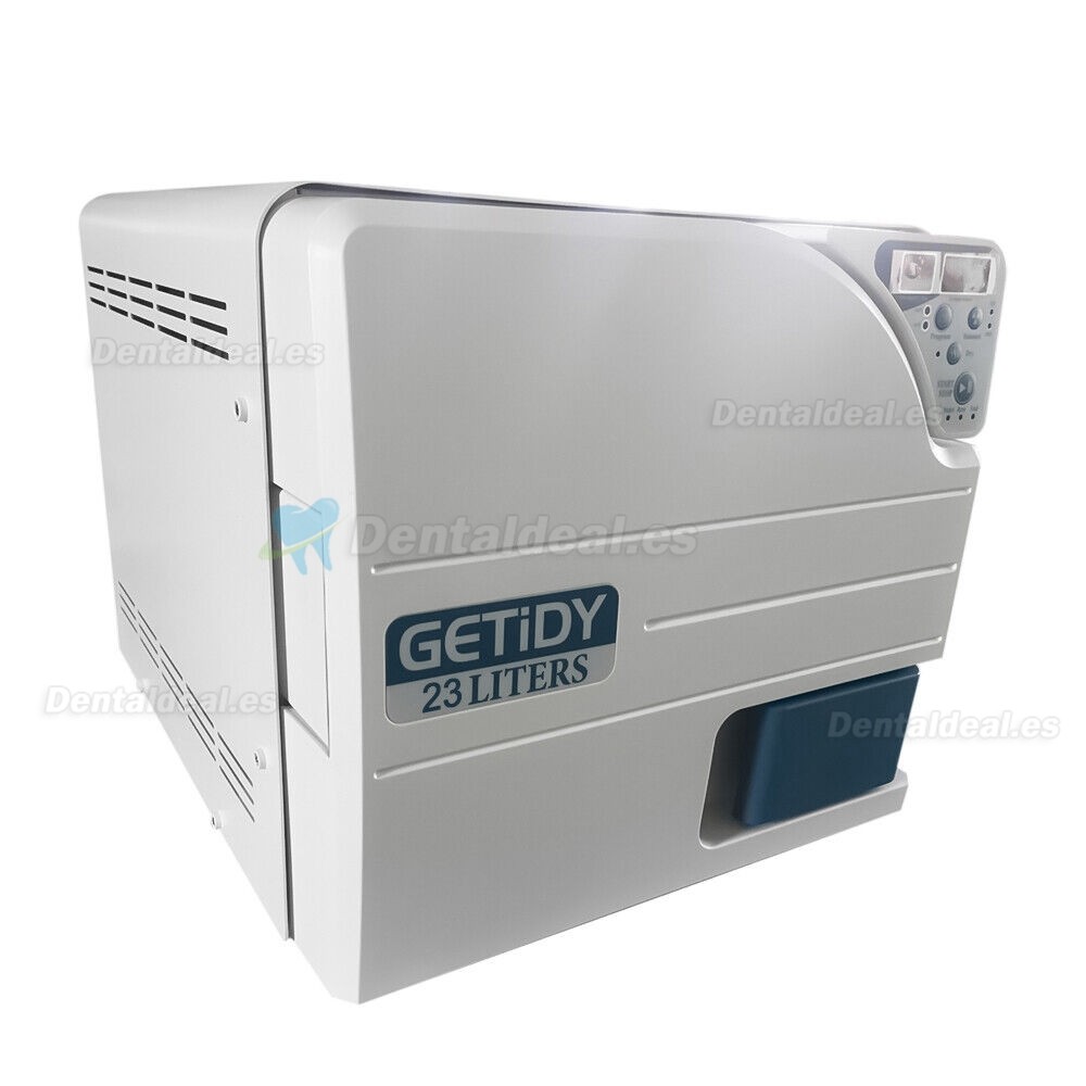 Getidy 18-23L Esterilizador de autoclave digital dental vapor al vacío clase n con función de secado