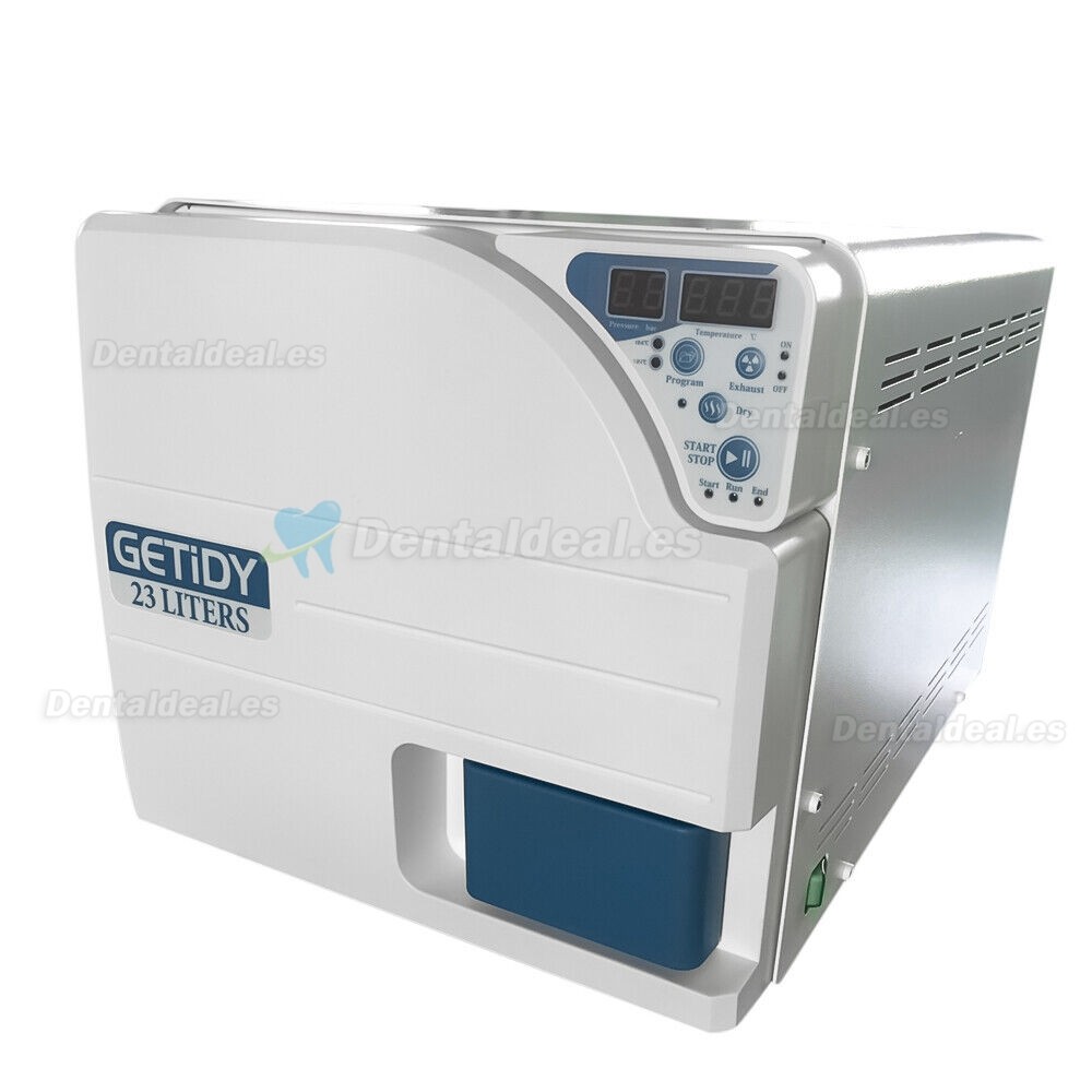 Getidy 18-23L Esterilizador de autoclave digital dental vapor al vacío clase n con función de secado