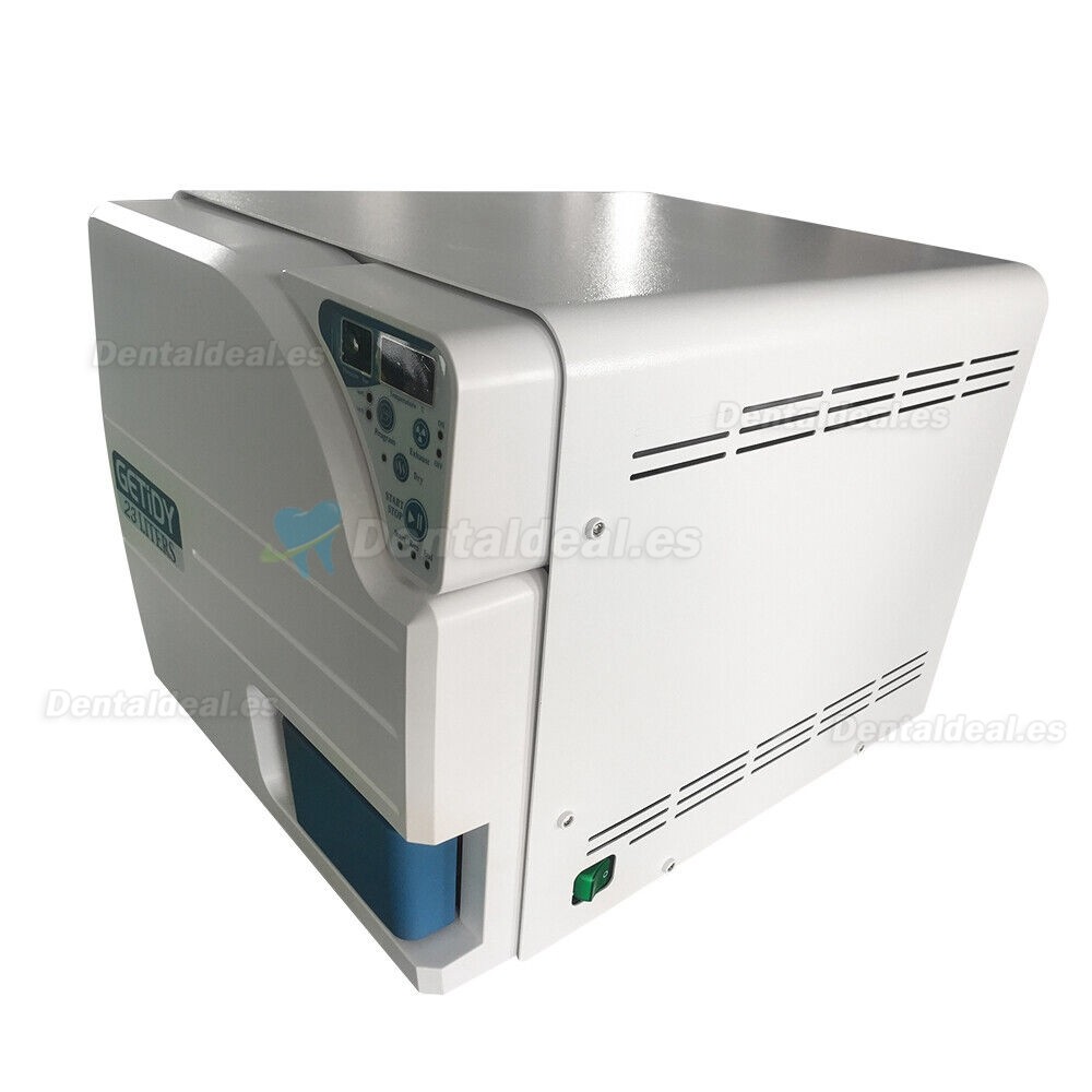 Getidy 18-23L Esterilizador de autoclave digital dental vapor al vacío clase n con función de secado