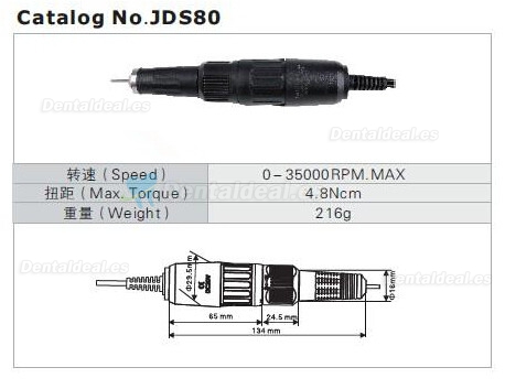 JSDA® JD102-H MINI Micromotor Pulidora maquinado de pulido multifuncional