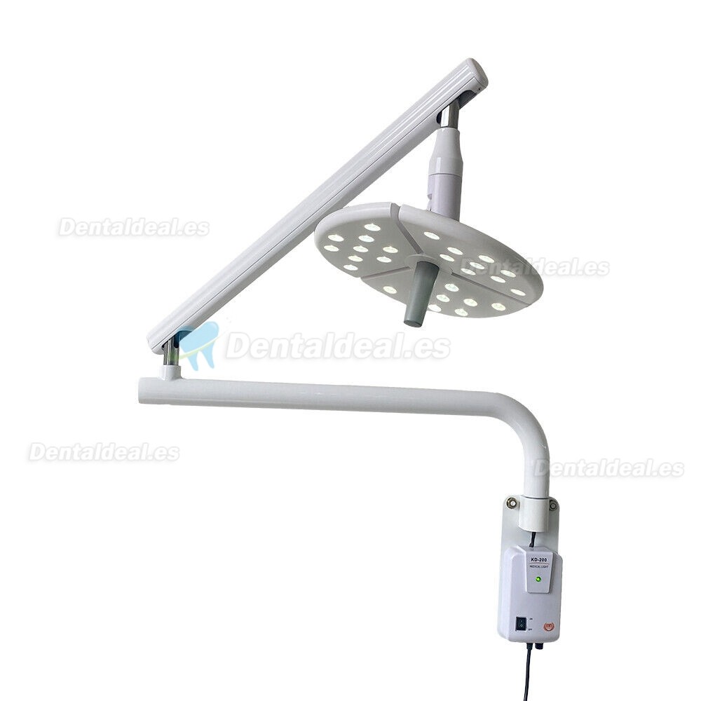 KWS KD-2018B-1 Lámpara LED quirúrgica dental montada en la pared luz para examen operativo sin sombras interruptor tactil