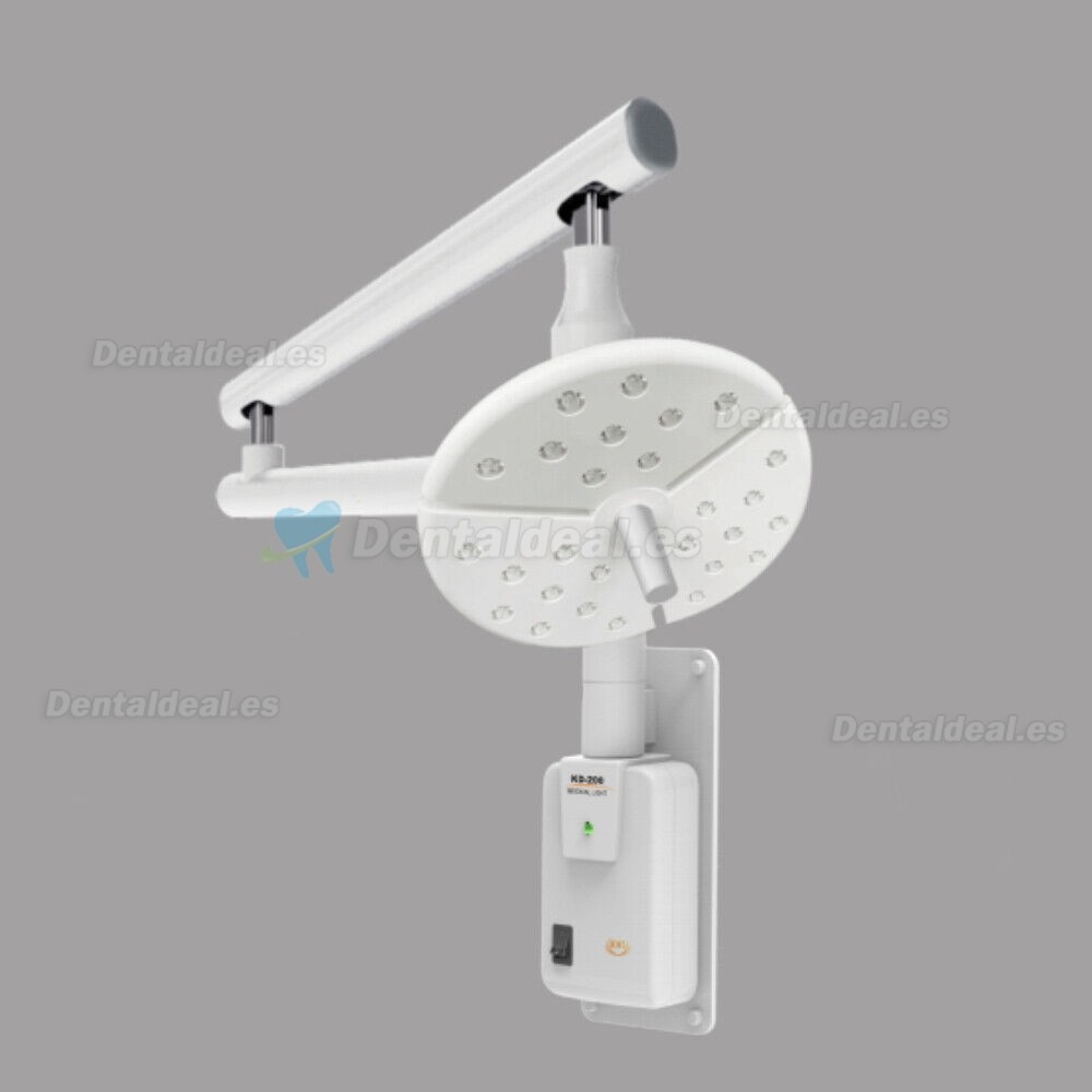 KWS KD-2018B-1 Lámpara LED quirúrgica dental montada en la pared luz para examen operativo sin sombras interruptor tactil