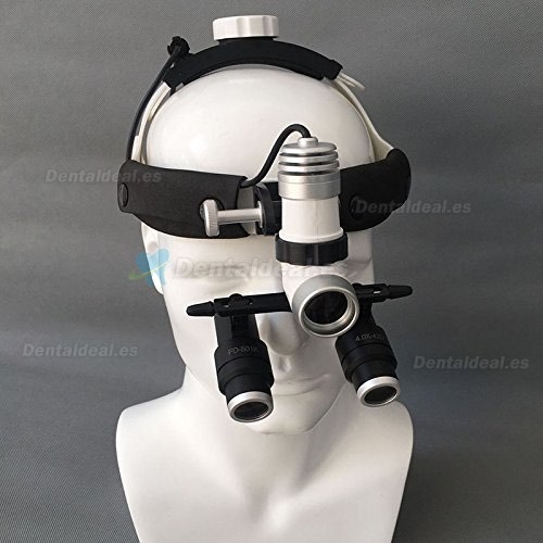 KD-202A-3 Faro LED quirúrgico con lupa dental FD-501K 4.0X
