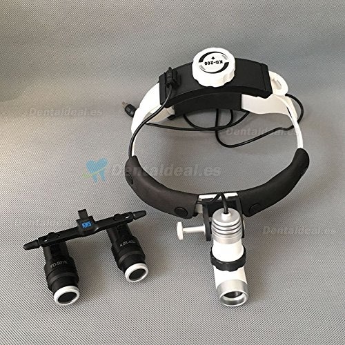 KD-202A-3 Faro LED quirúrgico con lupa dental FD-501K 4.0X