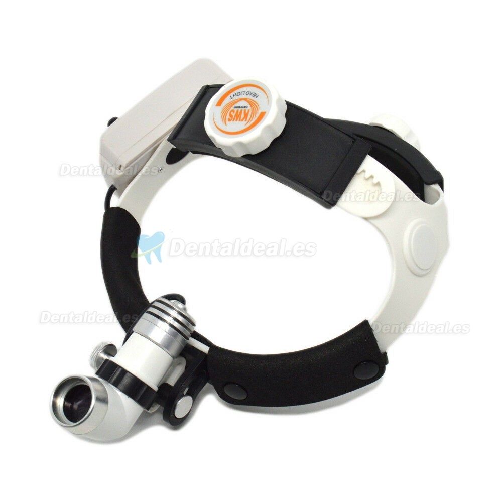 KWS® 3W LED KD-202A-7 Cirugía dental Luz de cabeza Linterna quirúrgica médica