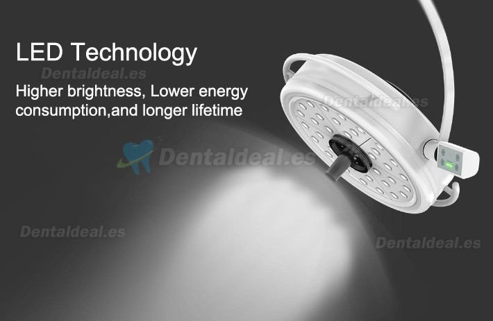 KWS KD-2036D-1 108W Lámpara cialitica dental de pared lámpara quirúrgica sin sombras Luz para examen médico