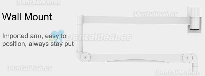 KWS KD-2036D-1 108W Lámpara cialitica dental de pared lámpara quirúrgica sin sombras Luz para examen médico