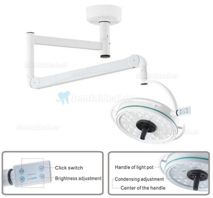 KWS KD-2036D-2 108W Ceiling LED Shadowless Lamp Surgical Medical Exam Light