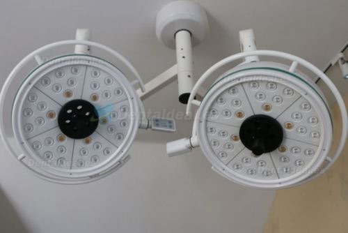 KWS KD-2072B-2 216W Two Headed Ceiling LED Surgical Exam Light Shadowless Lamp