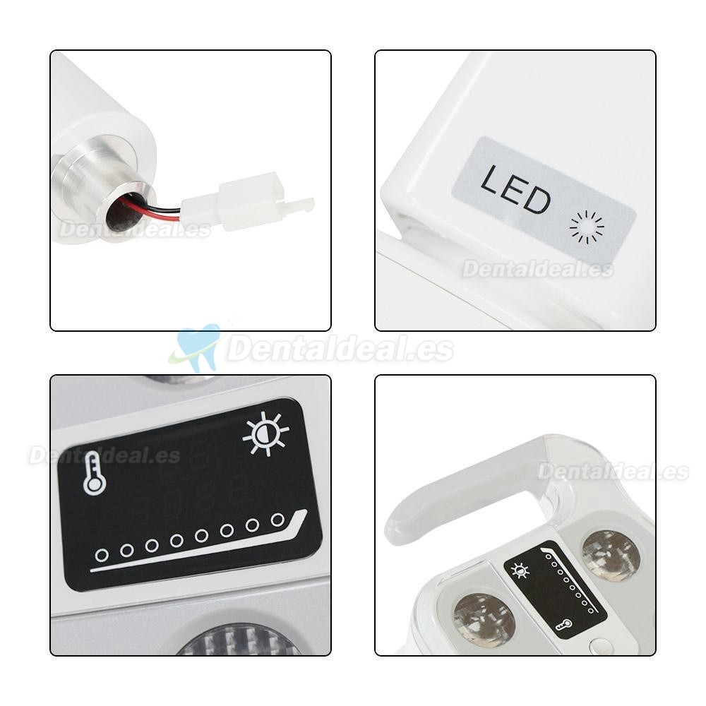 9W Lámpara cialítica LED para unidad dental lámpara LED oral sin sombras temperatura de color ajustable