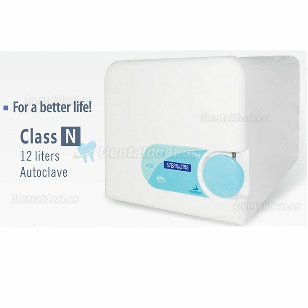 HISHINE® 12L Autoclave Sterilizer Esterilización Vapor de Vacío Clase N