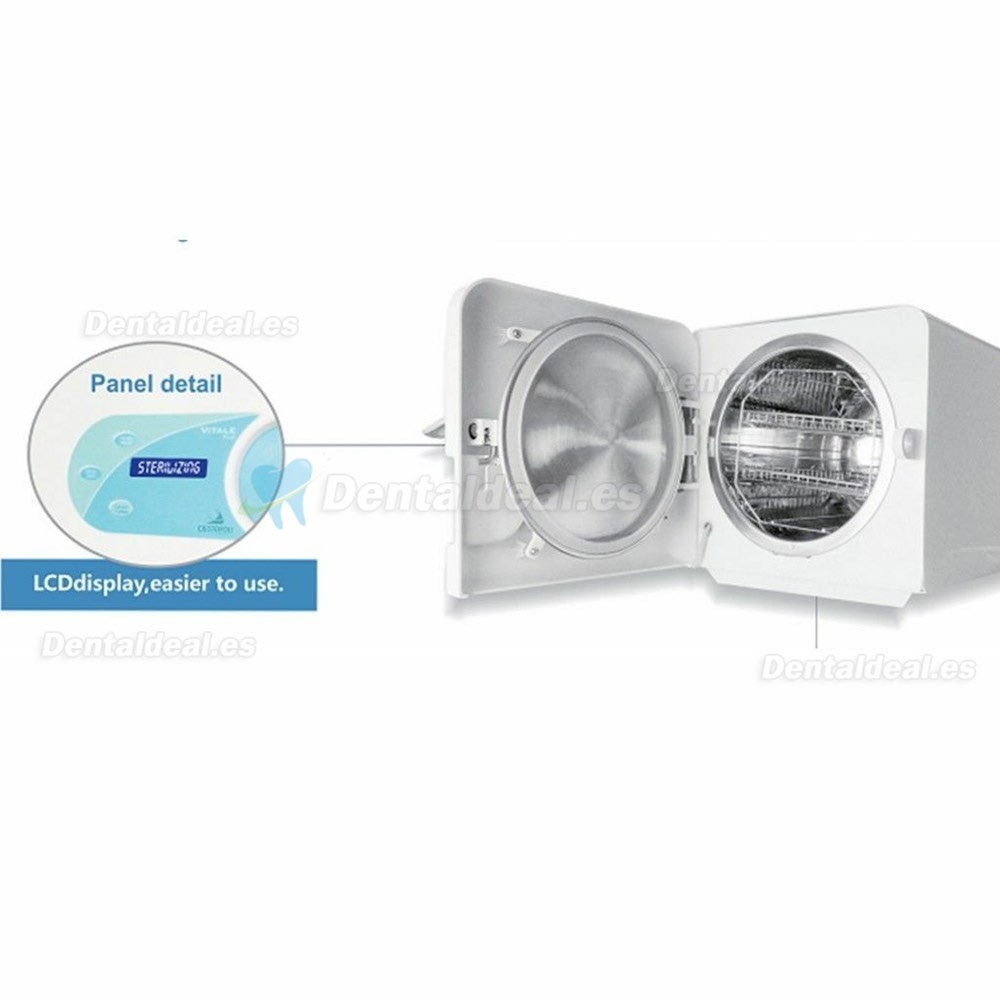 HISHINE® 12L Autoclave Sterilizer Esterilización Vapor de Vacío Clase N