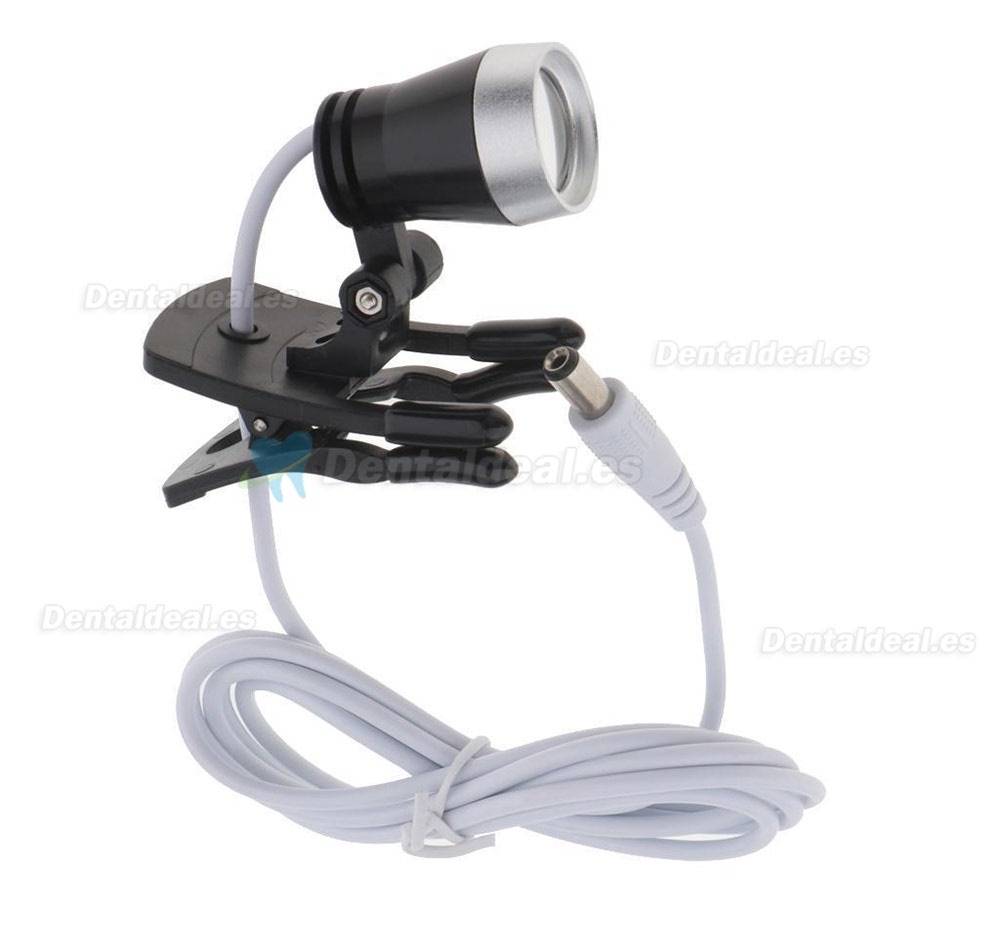 Faros de cabeza quirúrgicos tipo clip LED para todas las lupas médicas color azul