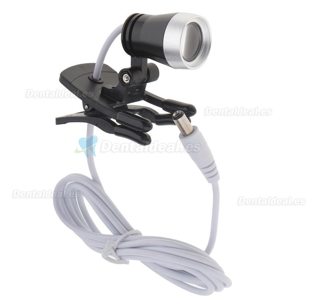 Faros de cabeza quirúrgicos tipo clip LED para todas las lupas médicas color azul