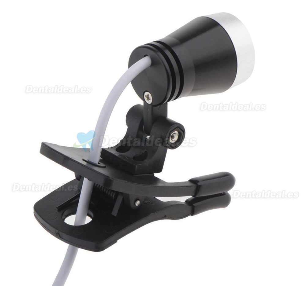 Faros de cabeza quirúrgicos tipo clip LED para todas las lupas médicas color azul