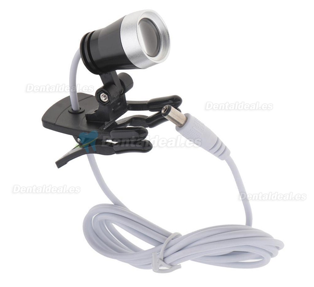 Faros de cabeza quirúrgicos tipo clip LED para todas las lupas médicas color azul