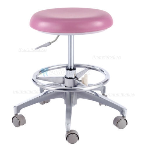 Silla de ocio móvil ajustable médico silla taburete PU Cuero QY-G