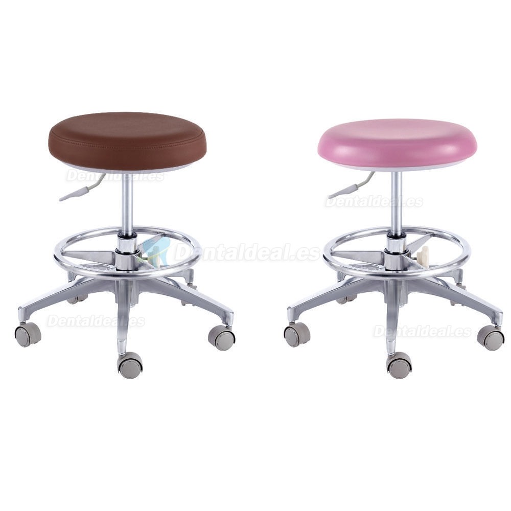 Silla de ocio móvil ajustable médico silla taburete PU Cuero QY-G