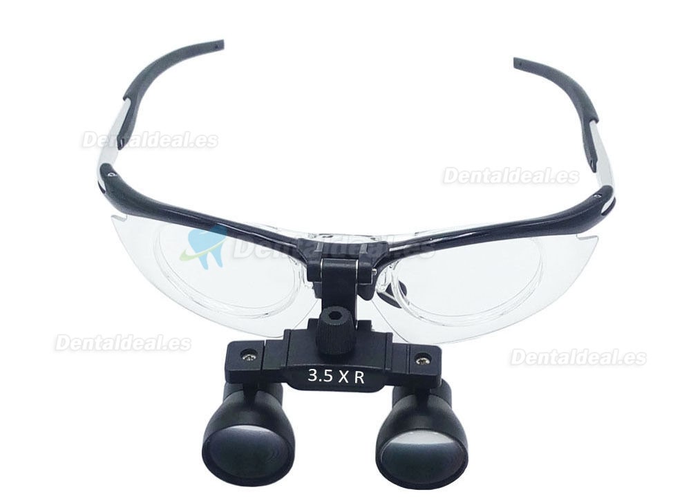 Dental 3.5X lupa binocular médica lupa antiniebla marco de aluminio DY-112