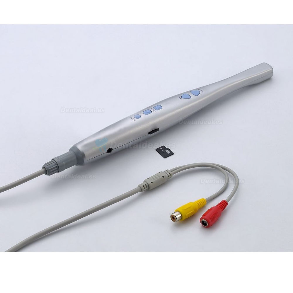 Intraoral Dental Cámara de Vídeo de 6 LED de Luz con Tarjeta SD B1D + Pantalla LCD mini