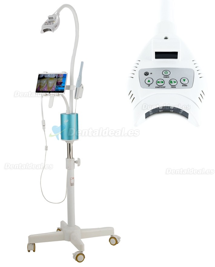 MLG M-66B Profesional Lampara Blanqueamiento Dental Led con Monitor LCD de 7 Pulgadas