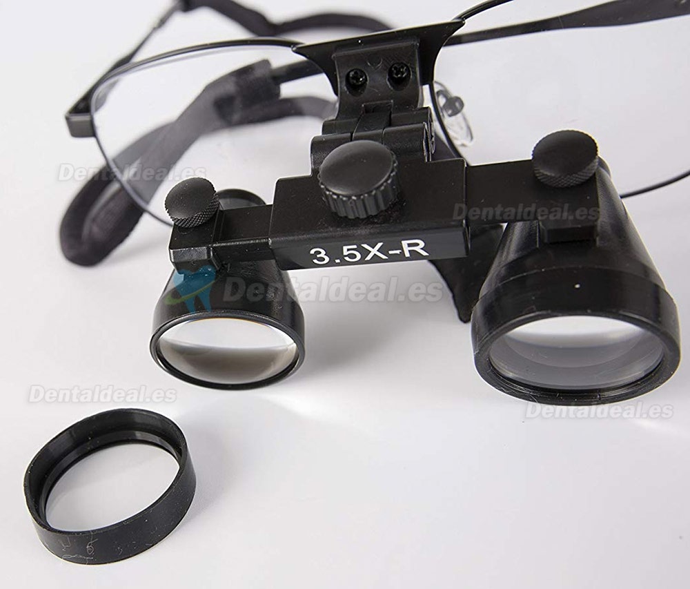 Gafas de lupa médica quirúrgica para marco de metal ENT/Vet (3.5 unidades)