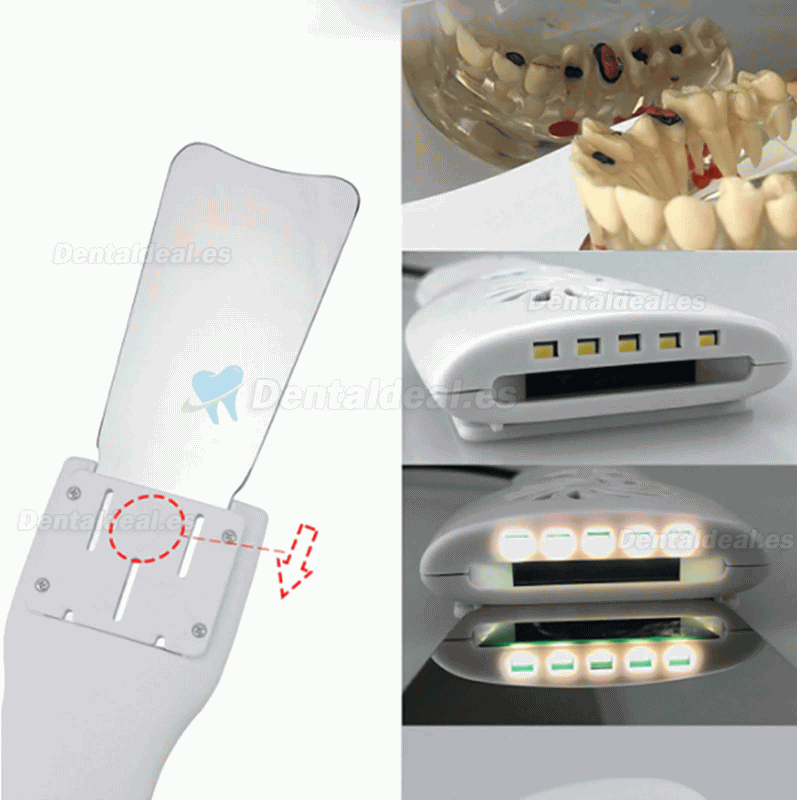 Espejo de fotografía intraoral sin niebla dental Espejos de imágenes de desempañado automático