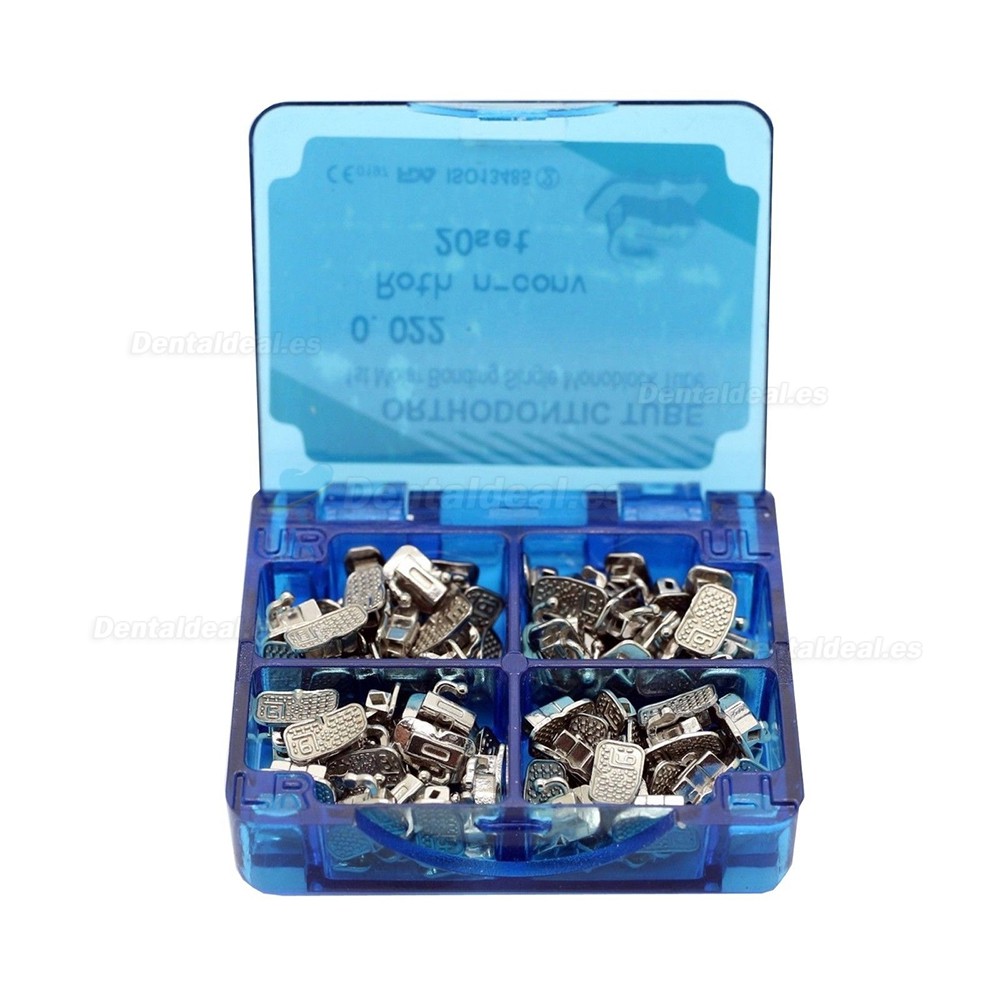 20 sets ortodoncia Monoblock Tubos bucales primera 2º Molar Roth MBT 0,022