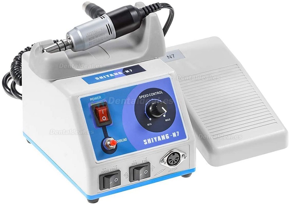 SHIYANG N7S Micromotor para Odontología Contra-ángulos Recta Aire Motor Pieza de Mano Kit