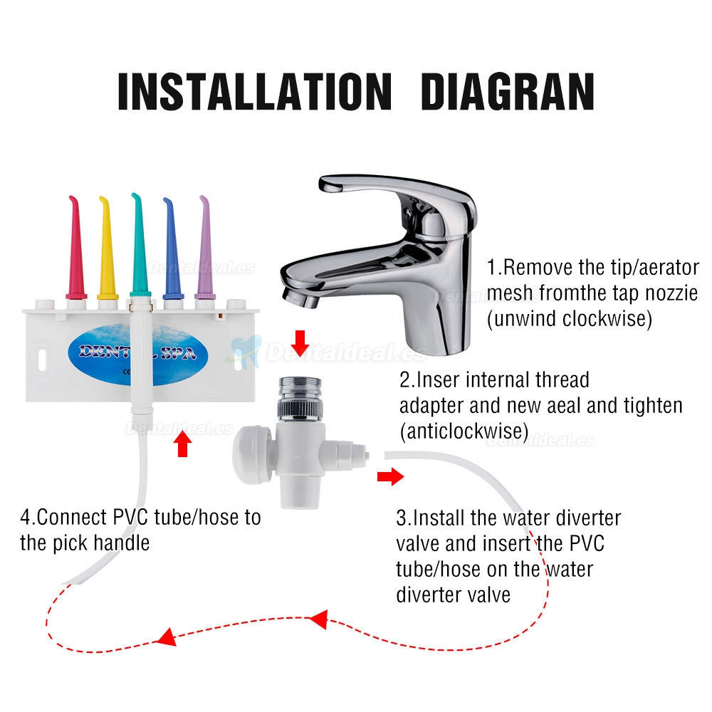 Nuevo Oral Irrigador Gum Dental SPA Agua Jet Flosser Dientes Conjuntos Dental Cepillo de Dientes