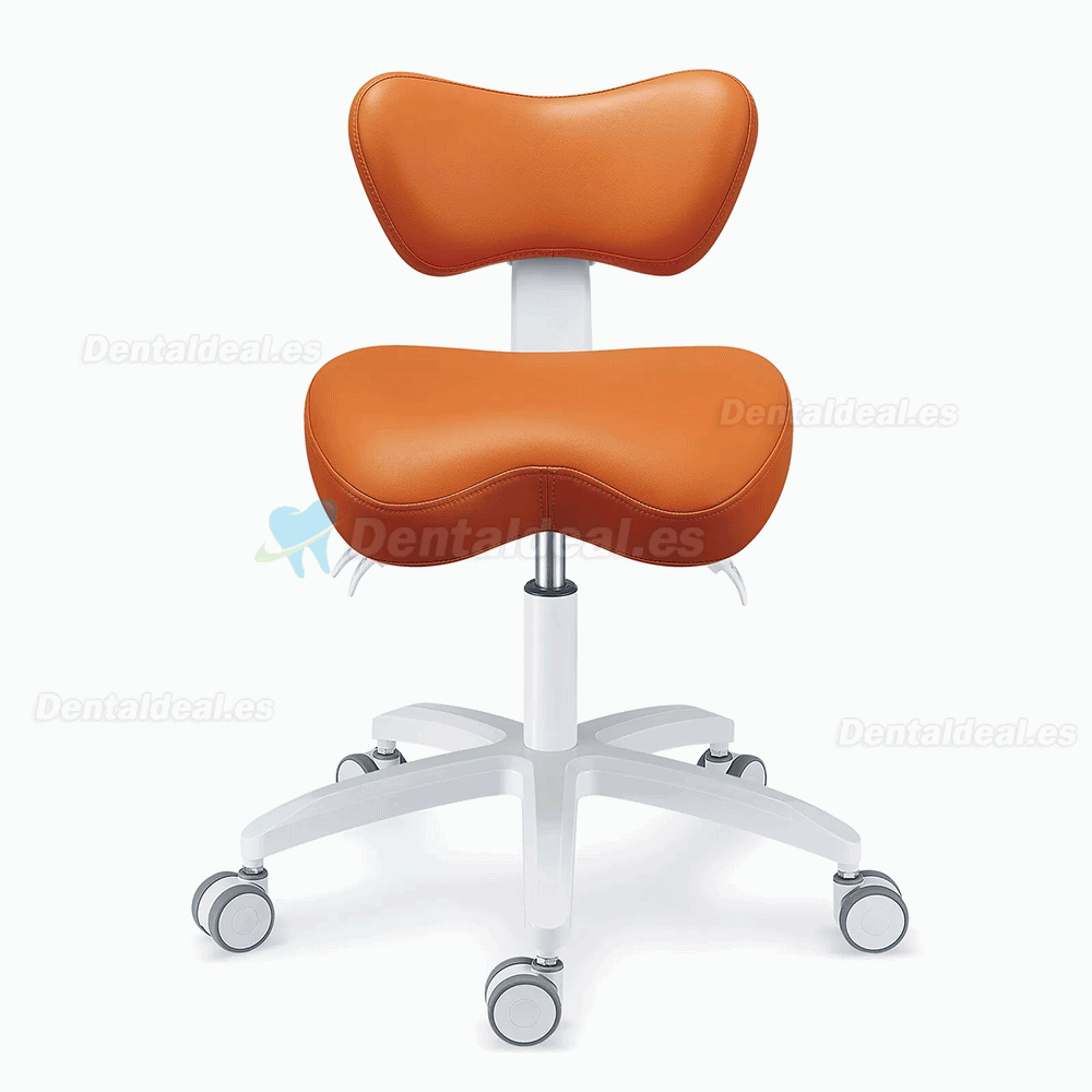 PLST-060 Silla ergonómica ajustable para asistente de operador dental taburete para higienista y enfermera