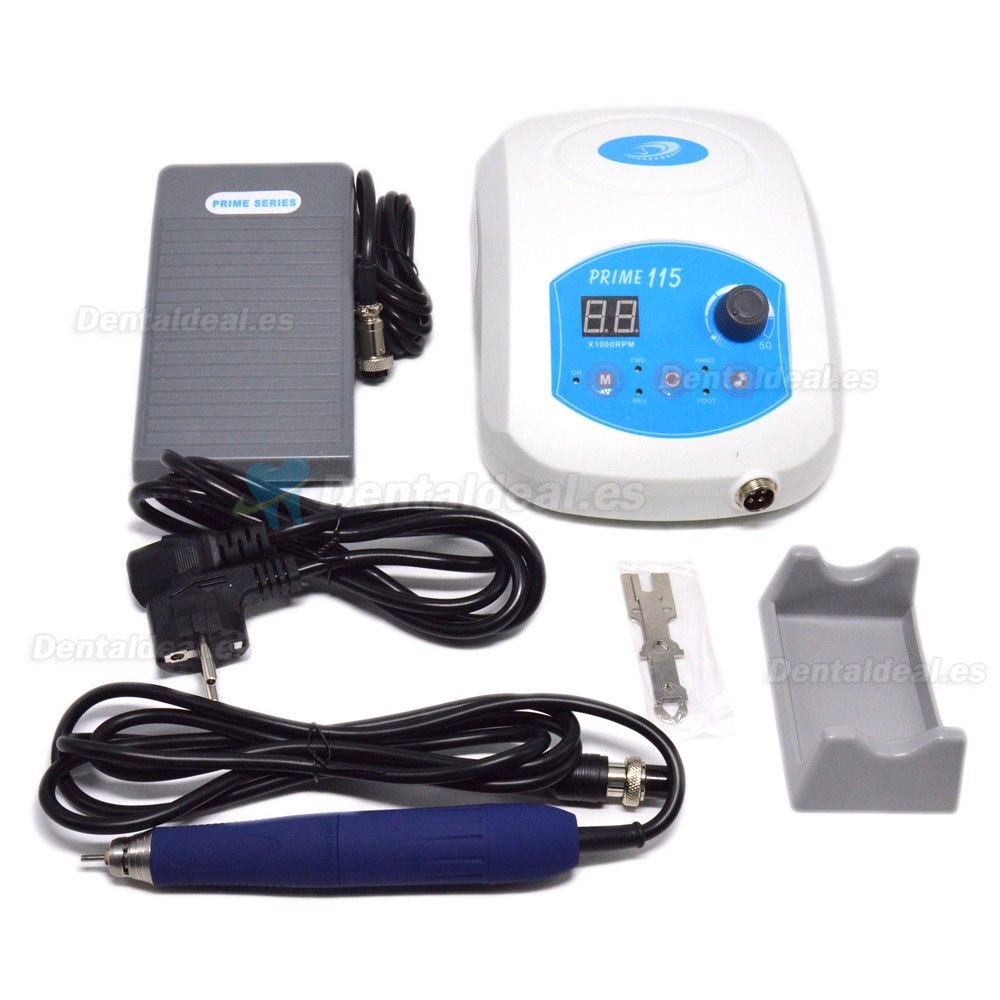 PRIME 115 Micromotor Laboratorio Dental 50000RPM con Pieza de Mano