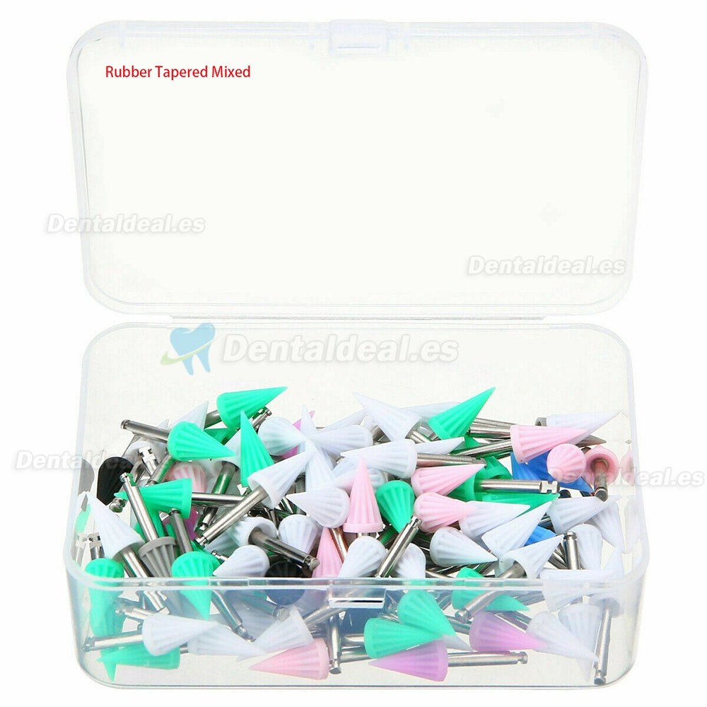 1000 Piezas de nailon dental / goma / cerdas para pulir cepillo pulidor profilaxis copa profilaxis