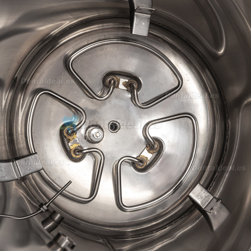35L-150L Esterilizador automático de vapor vertical de alta presión de gran tamaño (105 ℃-134 ℃)