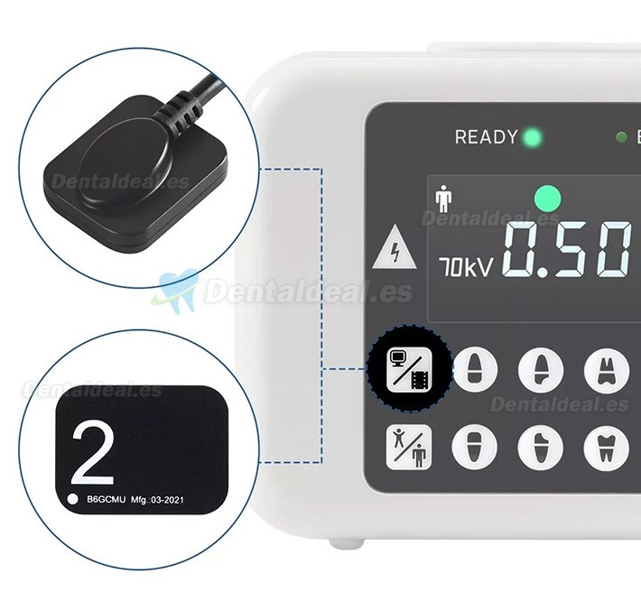 Unidad de rayos X dental portátil sistema de imágenes digitales RAY-121