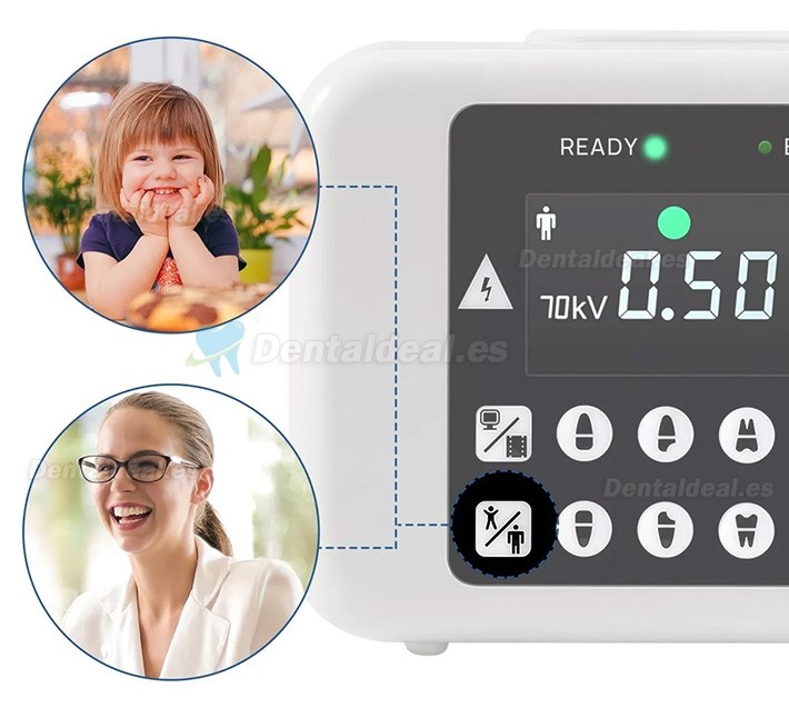 Unidad de rayos X dental portátil sistema de imágenes digitales RAY-121