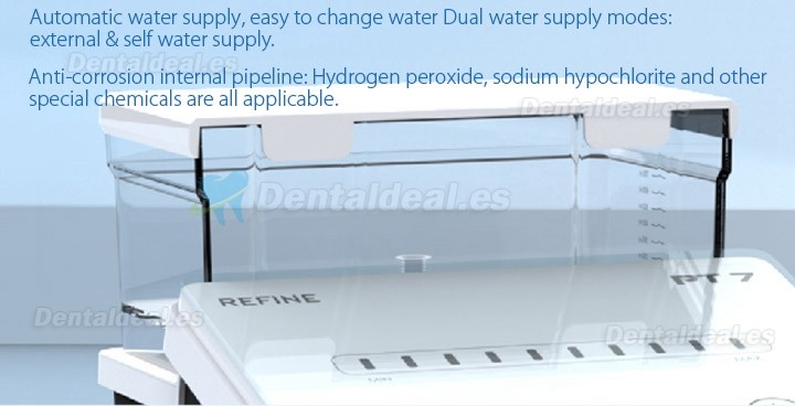 Refine PT 7 Escalador ultrasónico con depósito control inteligente suministro de agua automático