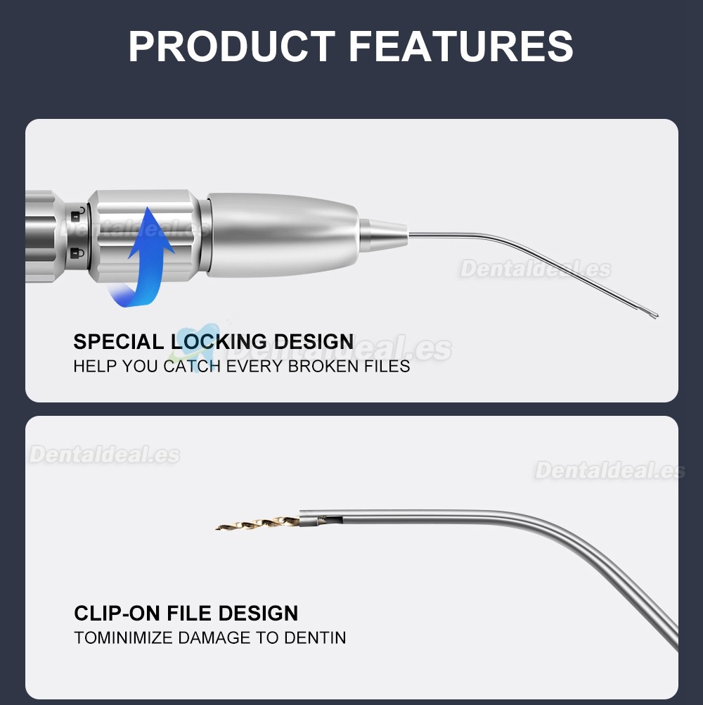 Tosi Extractor de limas endodoncia sistema para remoción de limas fracturadas de endodoncia