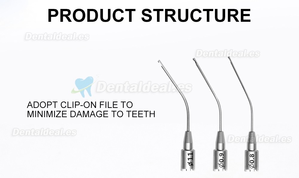 Tosi Extractor de limas endodoncia sistema para remoción de limas fracturadas de endodoncia