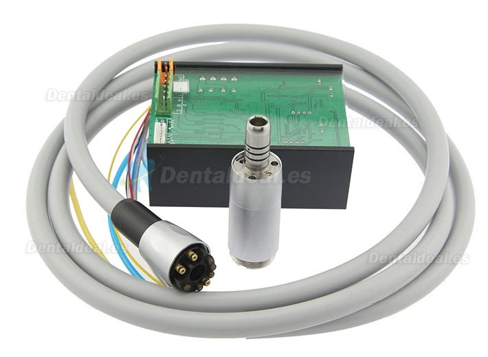 BEING Dental Motor eléctrico incorporado LED + 1: 5 fibra óptica contra ángulo