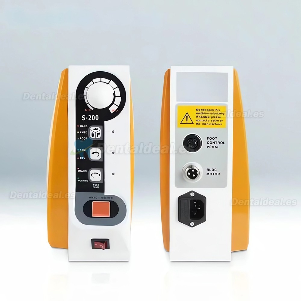 FASTSTRONG S-200 Micromotor Laboratorio Dental 60000 RPM con Pedal y Control