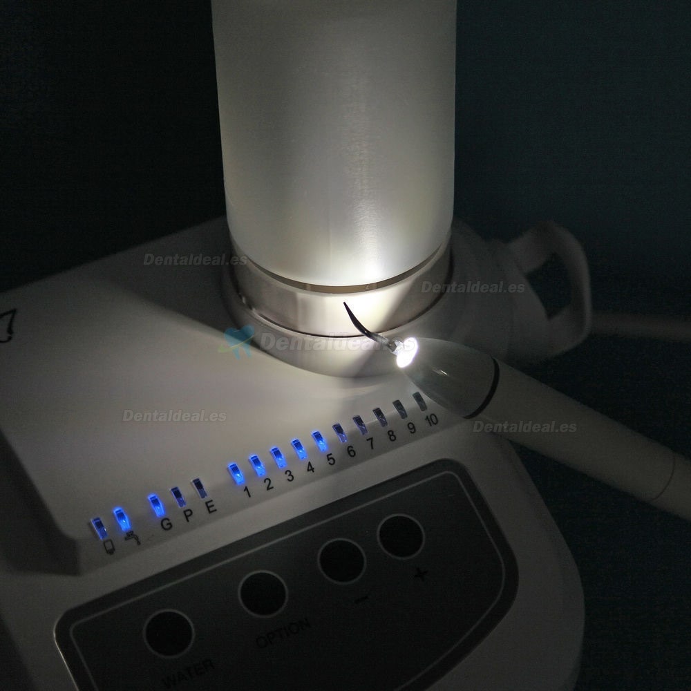 SKL® K7 LED Escareador Ultrasonico Dentales con Depósito de Agua con 8 puntas