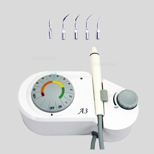 SKL A3 Escalador ultrasónico dental con pieza de mano desmontable + G1, G2, G4, P1 puntas