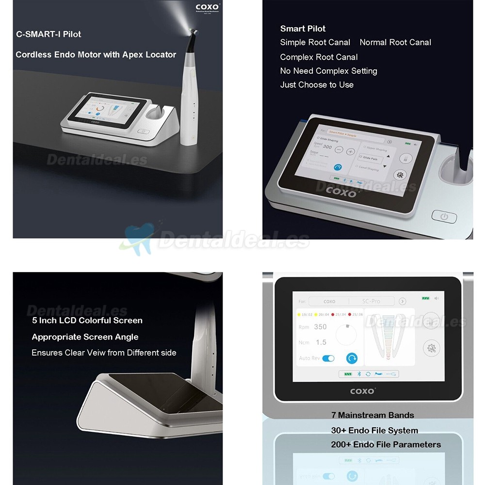 COXO C SMART I Pilot Motor de endodoncia con localizador de ápice sin cable con luz LED