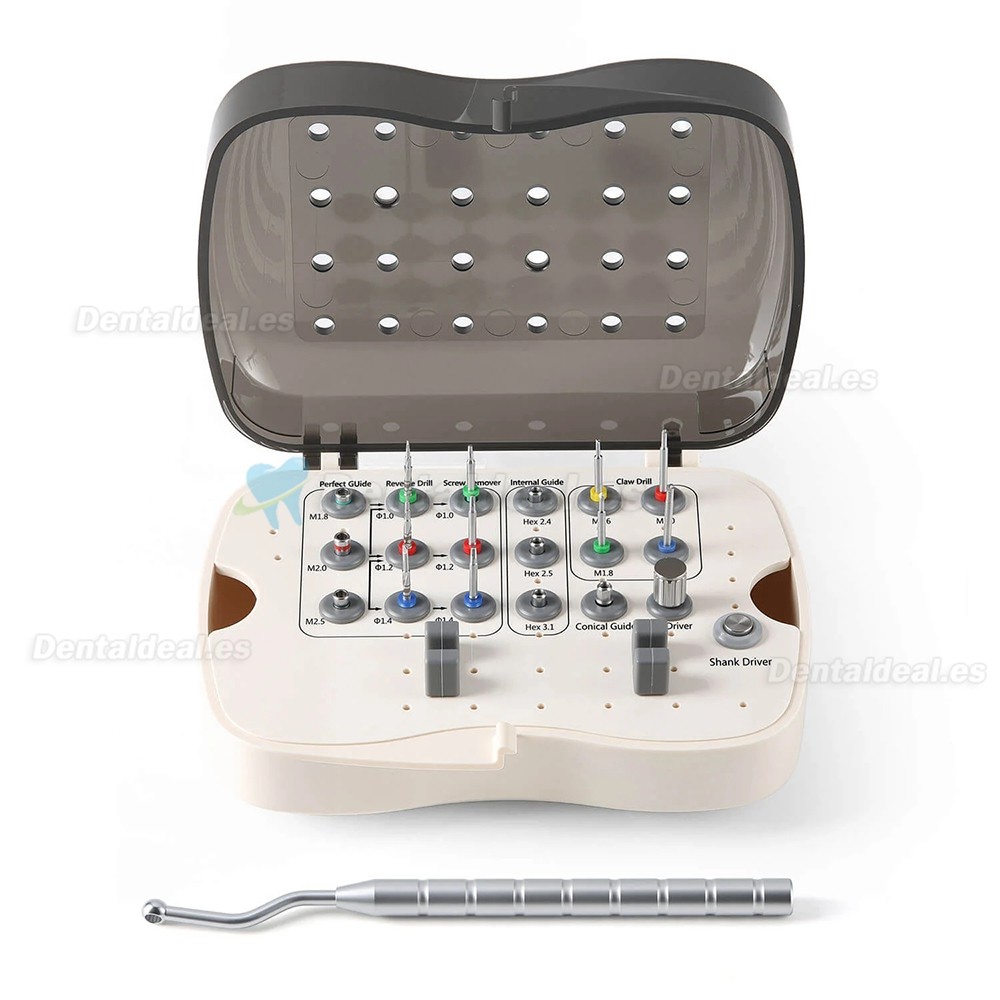 Kit Universal de Extracci&oacute;n de Tornillos de Implantes Dentales Extractor de Tornillos Rotos
