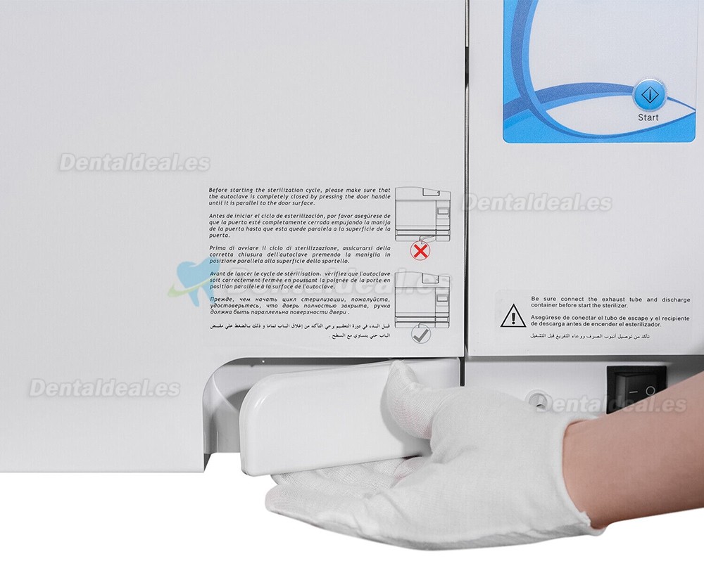 18-23L Esterilizador a vapor para autoclave dental automático clase n con función de secado